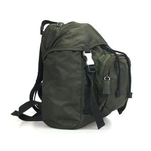 PRADA Tessuto Montagna V140 Ebano Green Nylon Backpack